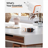 Spigen Essential Lader 30W USB-C Hvit
