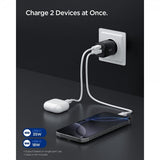 Spigen Essential Lader 35W 1xUSB-C 1xUSB-A Svart