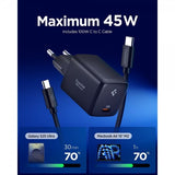 Spigen Essential Lader 45W USB-C Svart
