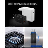 Spigen Essential Lader 67W 2xUSB-C 1xUSB-A Svart