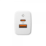 Spigen Essential Lader USB-C/USB-A 20W Hvit