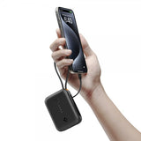 Spigen Essential Powerbank med innebygd Kabel 10 000 mAh 30W Svart