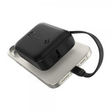 Spigen Essential Powerbank med innebygd Kabel 10 000 mAh 30W Svart