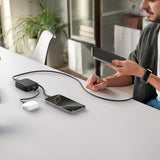 Spigen Essential Powerbank med innebygd Kabel 10 000 mAh 30W Svart