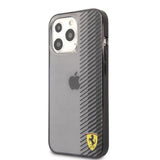 Ferrari iPhone 13 Pro Max Deksel Gradient Print Logo Svart