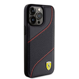 Ferrari iPhone 15 Pro Max Deksel Perforert Svart