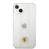 Ferrari iPhone 13 Mini Deksel 3D Stripes Transparent