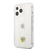Ferrari iPhone 13 Pro Max Deksel 3D Stripes Transparent