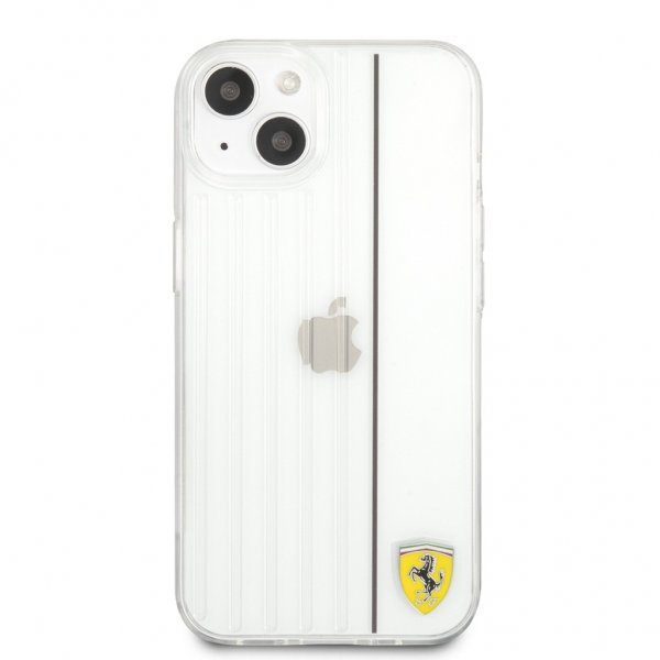 Ferrari iPhone 13 Deksel 3D Lines Svart Transparent
