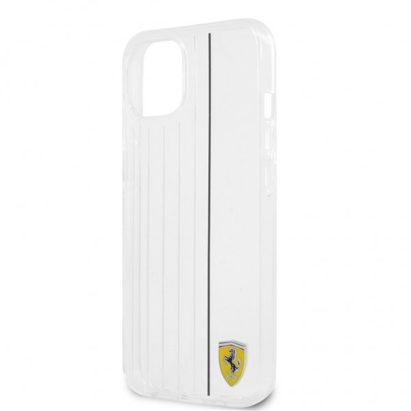 Ferrari iPhone 13 Mini Deksel 3D Lines Svart Transparent