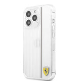 Ferrari iPhone 13 Pro Max Deksel 3D Lines Svart Transparent