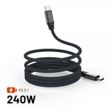 Fixed Kabel Magnetisk USB-C til USB-C 240W 2m