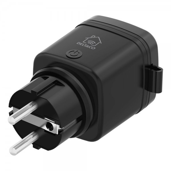 Deltaco Smart Home Smart plugg for utendørsbruk WiFi IP44