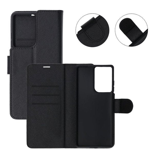 Motorola Moto G85 5G Etui med Stativ Svart