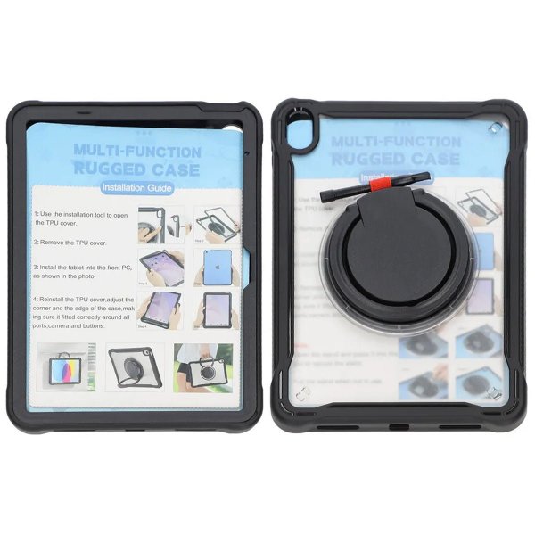 iPad 10.9 (gen 10)/iPad 11 (A16) Deksel med Stativ Svart