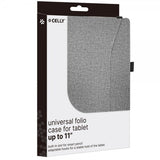 Celly Etui Universal Folio up to 11" Grå