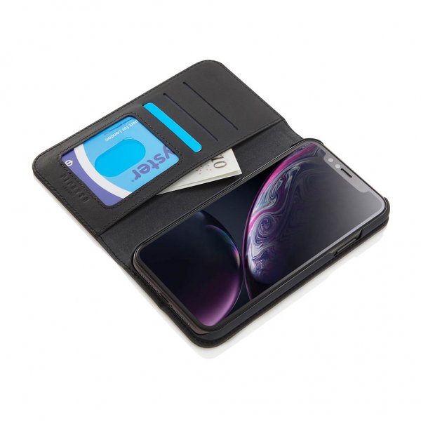 Pipetto iPhone Xr Fodral Magnetic Folio Svart