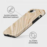 Burga iPhone 16e/iPhone 17e Deksel Tough MagSafe Full Glam