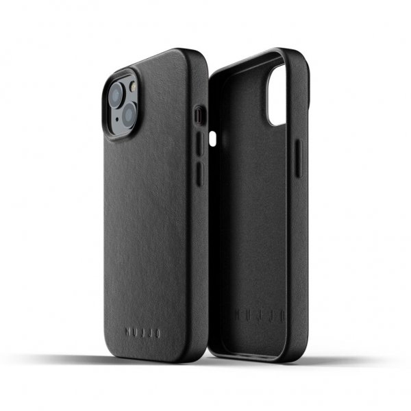 Mujjo iPhone 13 Deksel Full Leather Case Tan