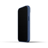 Mujjo iPhone 13 Deksel Full Leather Case Monaco Blue