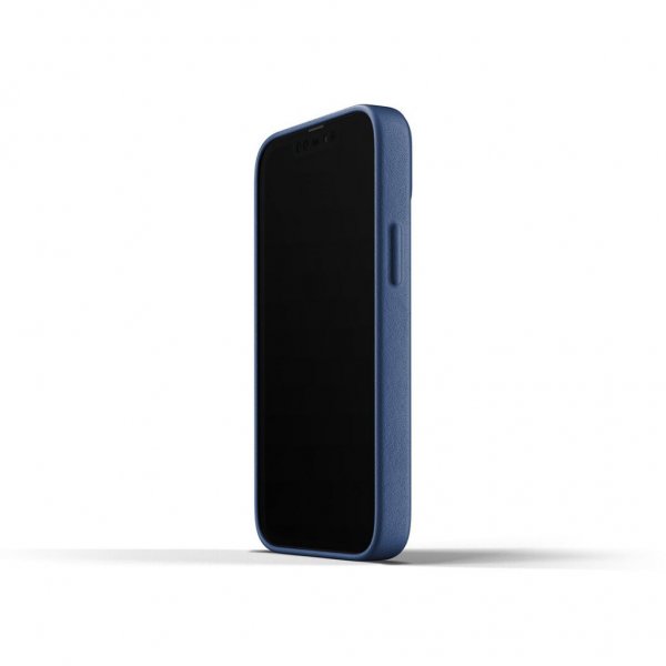 Mujjo iPhone 13 Mini Deksel Full Leather Case Monaco Blue