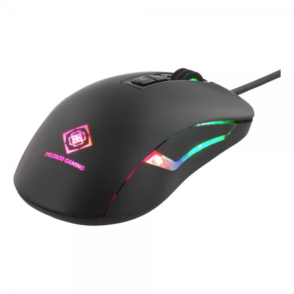 Deltaco Gaming DM110 Optisk spillmus LED Svart