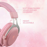 Deltaco Gaming PH85 Stereo Gaming Headset Rosa