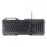 Deltaco Gaming DK120 Spilltastatur RGB Metall Svart