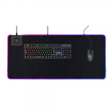 Deltaco Gaming DMP320 Gaming Musematte med RGB og Trådløs lading