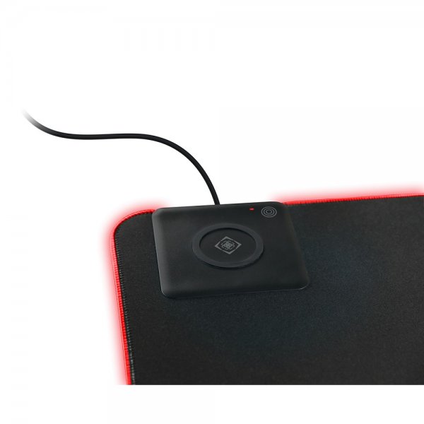 Deltaco Gaming DMP320 Gaming Musematte med RGB og Trådløs lading