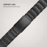 Fixed Garmin QuickFit 26mm Armbånd Titanium Strap Svart