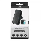 Gear Samsung Galaxy S23 Plus Etui 2-in-1 Detachable with 3 Card Slots Svart