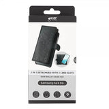 Gear Samsung Galaxy S23 Etui 2-in-1 Detachable with 3 Card Slots Svart