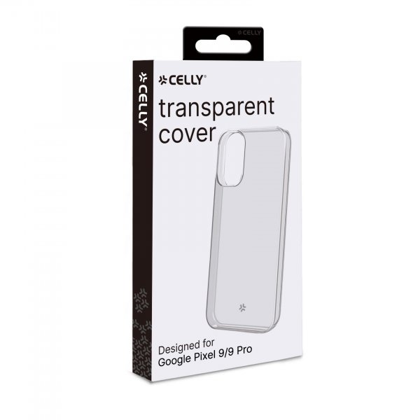 Celly Google Pixel 9/Pixel 9 Pro Deksel GELSKIN Transparent