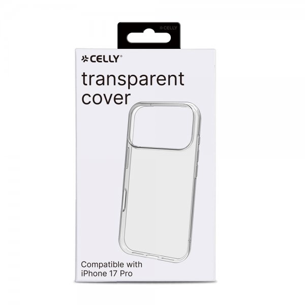 Celly iPhone 17 Pro Deksel GELSKIN Transparent