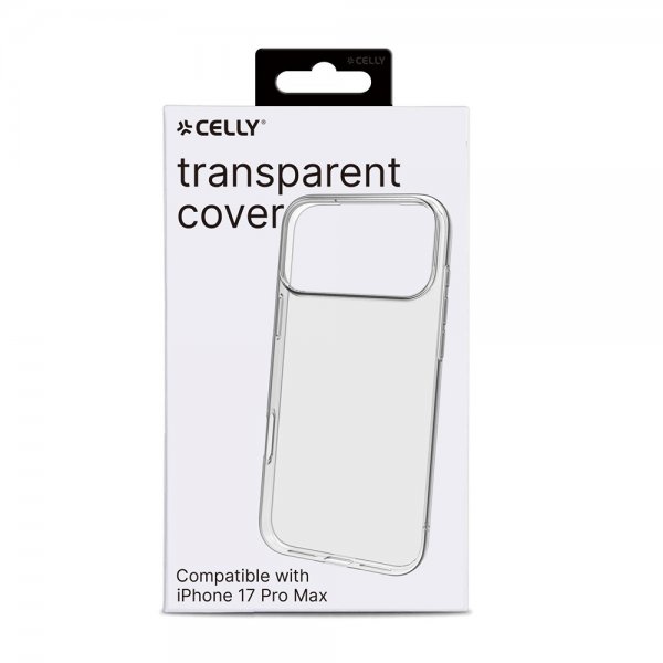 Celly iPhone 17 Pro Max Deksel GELSKIN Transparent