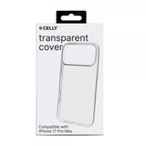 Celly iPhone 17 Pro Max Deksel GELSKIN Transparent