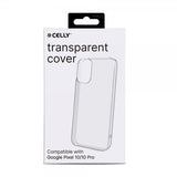 Celly Google Pixel 10/Pixel 10 Pro Deksel GELSKIN Transparent