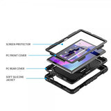 Armor-X Lenovo Tab M10 (3rd Gen) TB328 Deksel Rainproof Rugged Case Hand Strap Kickstand