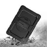Armor-X Samsung Galaxy Tab A9 Plus Deksel Rainproof Rugged Case Hand Strap Kickstand Svart