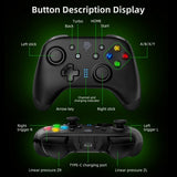EasySMX Bayard 9124 Switch/Android/PC Programmable Wireless Gamepad Svart