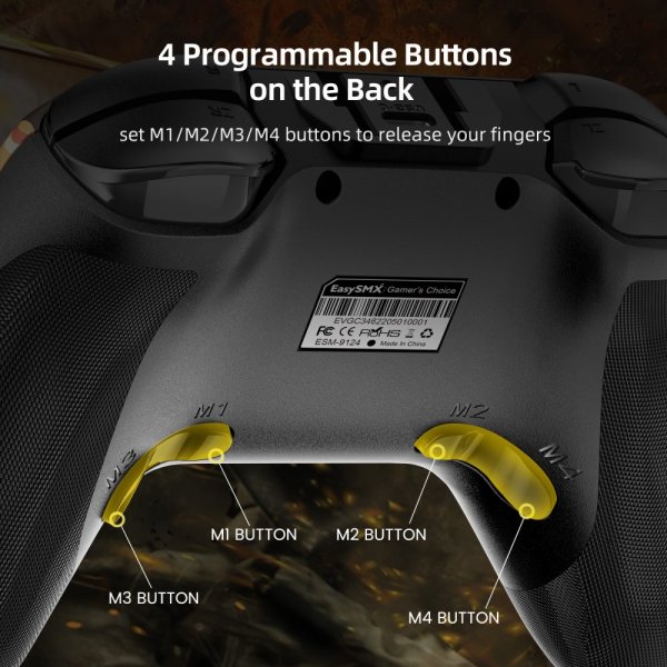 EasySMX Bayard 9124 Switch/Android/PC Programmable Wireless Gamepad Dragon