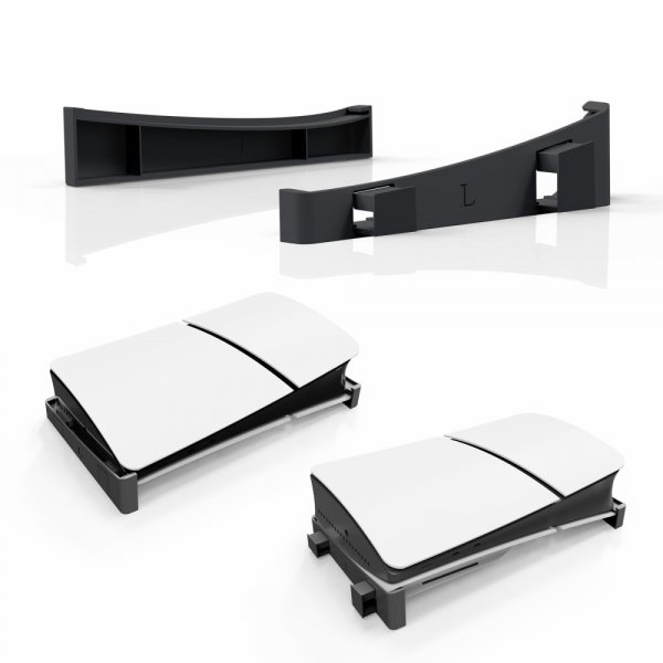 JYS PlayStation 5 Slim (Digital/Disc Edition) Stand Svart