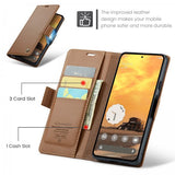 CaseMe Google Pixel 9/9 Pro/Pixel 10/10 Pro Etui 023 Series Brun