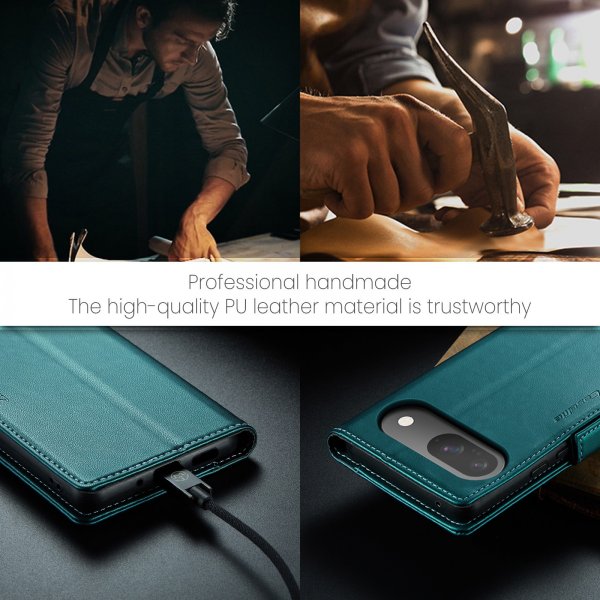 CaseMe Google Pixel 9/9 Pro/Pixel 10/10 Pro Etui 023 Series Grønn