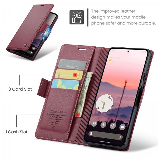 CaseMe Google Pixel 9/9 Pro/Pixel 10/10 Pro Etui 023 Series Rød