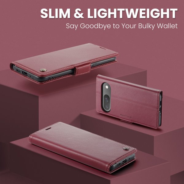 CaseMe Google Pixel 9/9 Pro/Pixel 10/10 Pro Etui 023 Series Rød