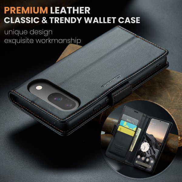 CaseMe Google Pixel 9/9 Pro/Pixel 10/10 Pro Etui 023 Series Svart