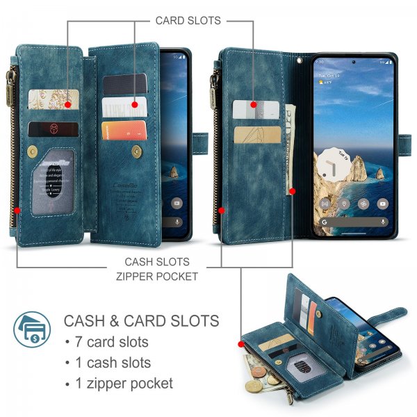 CaseMe Google Pixel 9/9 Pro/Pixel 10/10 Pro Etui C30 Series Blå