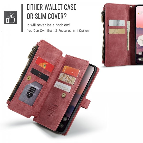 CaseMe Google Pixel 9/9 Pro/Pixel 10/10 Pro Etui C30 Series Rød